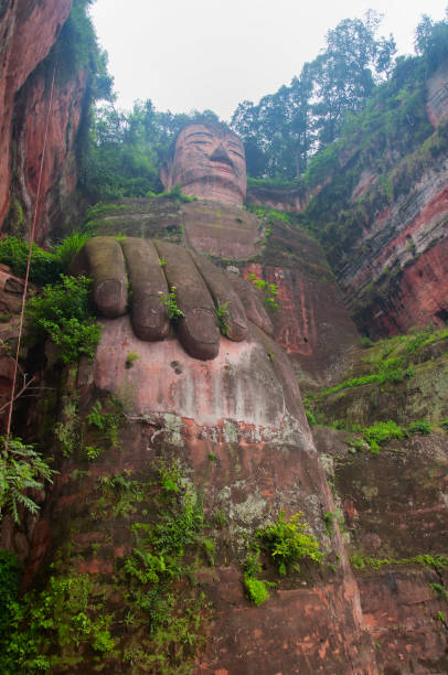 istock Leshan Giant Buddha statue sichuan province china 1341271667