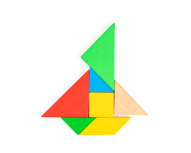 istock Tangram Puzzle Sailboat 1341273705