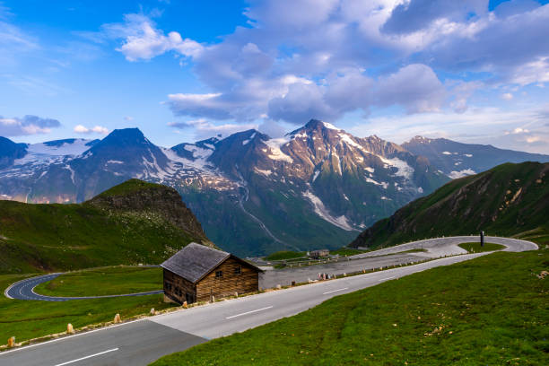 istock Alpine Route Pass in Grossglockner Glacier Austria Mountains 1341277182