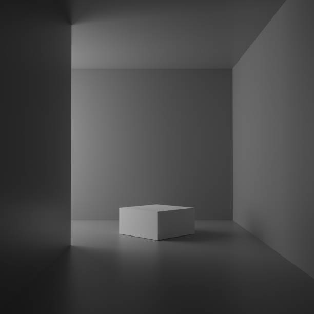 istock Cosmetic podium product minimal scene with platform grey background 3d render. Display stand for pastel white color mock up. stand to show beauty  backdrop on pedestal. Simple Cylinder gray design 1341277328
