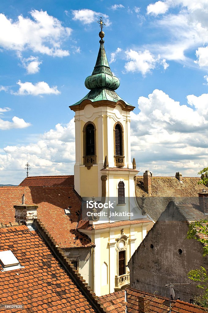 Los techos de Szentendre - Foto de stock de Aguja - Chapitel libre de derechos