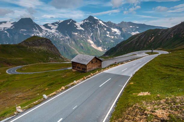 istock Panoramic Alpine Road in Grossglockner Austria. Summer Road Trip 1341279449