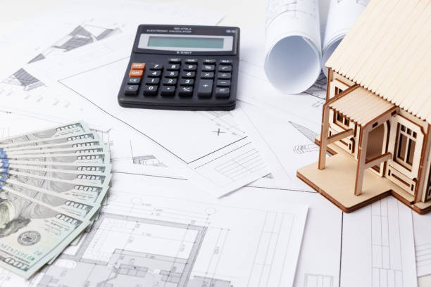 istock Construction mortgage, mortgage lending, mortgage cost calculation 1341279793