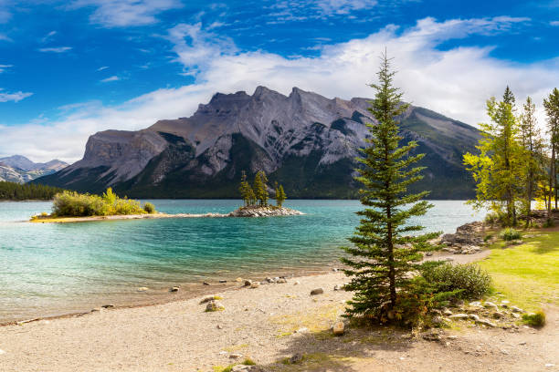 istock Lake Minnewanka in Banff National Park 1341280908