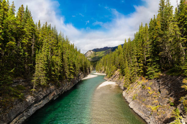 istock Stewart Canyon at Lake Minnewanka, Banff 1341281910