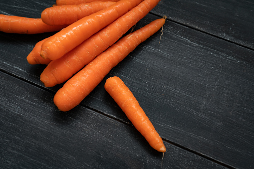 a ripe orange carrot