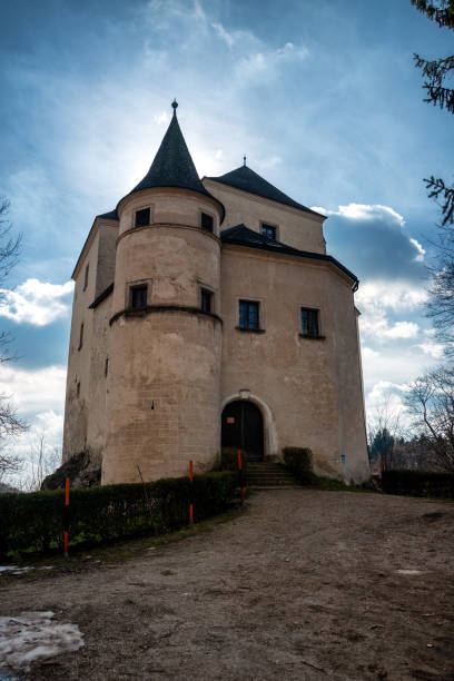 Mighty Castle Wildegg near Sulz in Vienna Woods Mighty Castle Wildegg near Sulz in Vienna Woods , Austria, 20.02.2019 vienna woods stock pictures, royalty-free photos & images