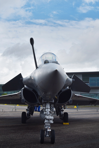 stormy skies cockpit Fighter Jet Rafale