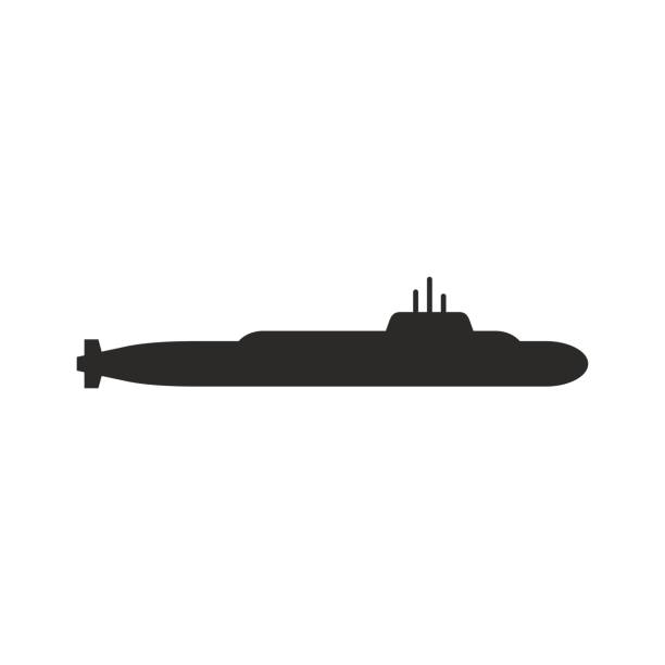 ilustrações de stock, clip art, desenhos animados e ícones de submarine icon. - submarine