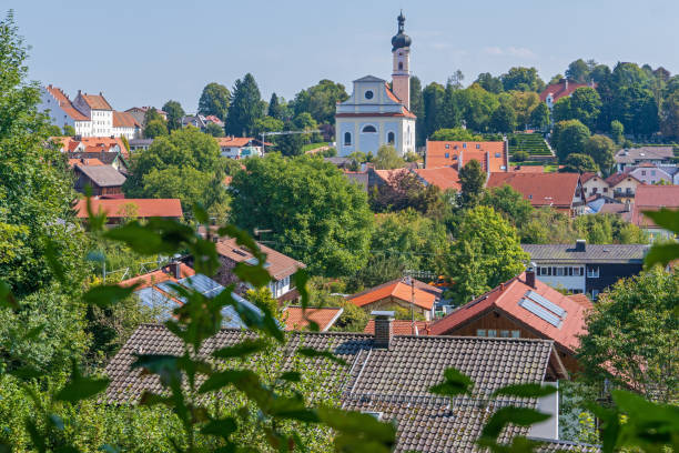 istock Panoramic view of Murnau, Bavaria 1341294213