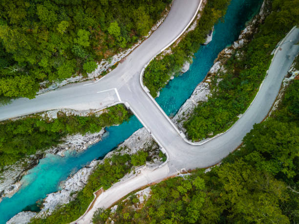istock Napoleons Bridge Over Soca River Valley in Slovenia 1341300096