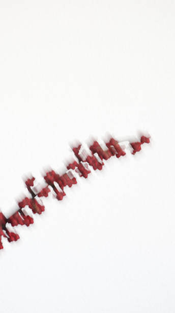 istock Big branch of tropical plant with red berries Abstract composition 1341301352
