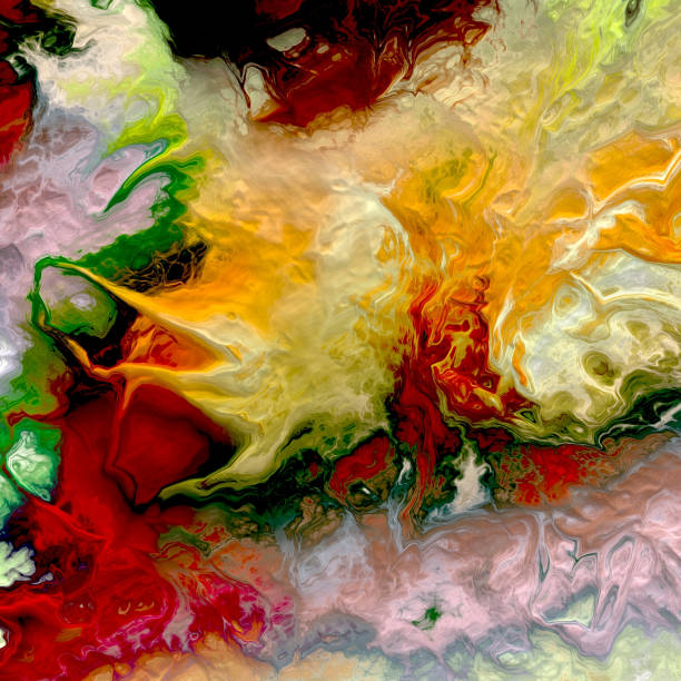 istock 3D Colorful Abstract Wallpaper, high resolution texture, vivid bright colors 1341305502