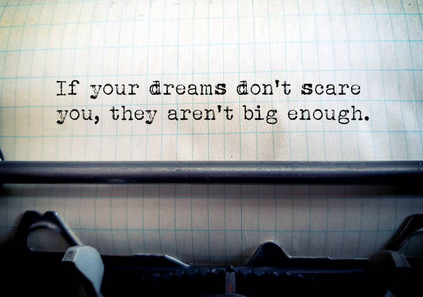istock If your dreams don't scare you, they aren't big enough 1341310350