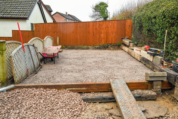 istock New patio being laid in a back garden 1341312952