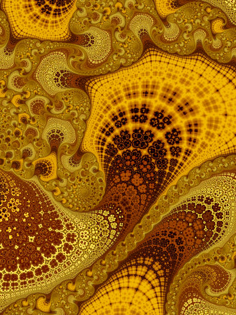 Multi-colored abstract background, created by fractal geometry.