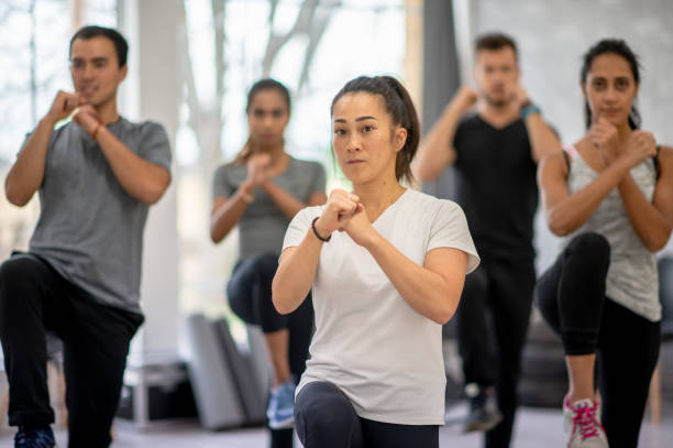 istock Multi-Ethnic Young Adult Aerobic Class 1341314699