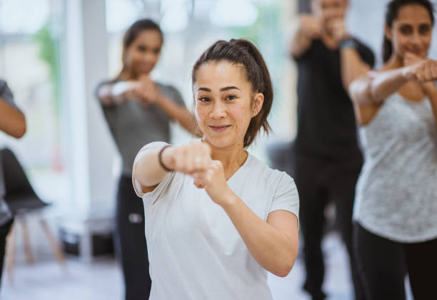 istock Multi-Ethnic Young Adult Aerobic Class 1341314701