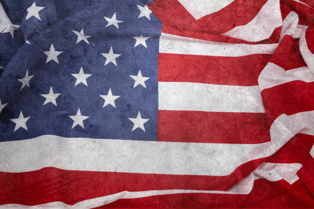 istock Grunge American flag 1341316859