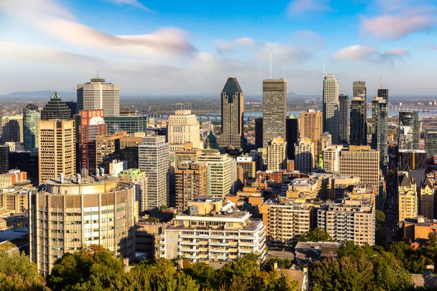 istock Panoramic view of Montreal, Canada 1341317160