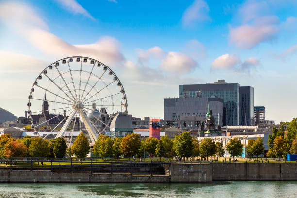 istock Observation Ferris wheel in Montreal 1341317223