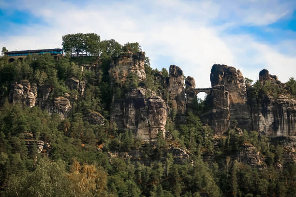 istock Bastei Bridge in Saxon Switzerland, Germany 1341321995