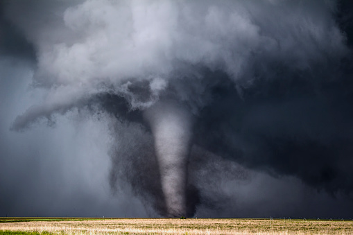 Tornado outbreak near Dodge City, KS, USA on May 24, 2016