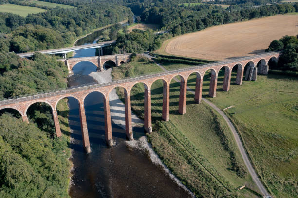 istock Three bridges crossing the River Tweed in the Scottish Borders 1341327952