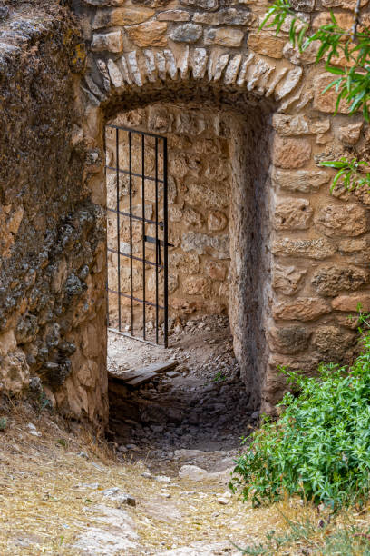 istock A small open gate of a medieval town, Maderuelo, Spain. 1341328531
