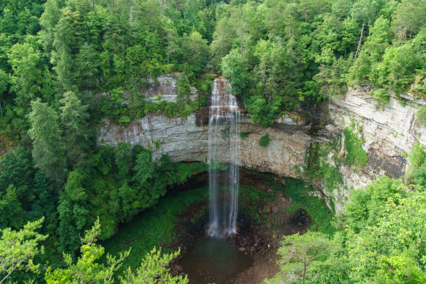 istock Fall Creek Falls waterfall on a bright summer day 1341328582