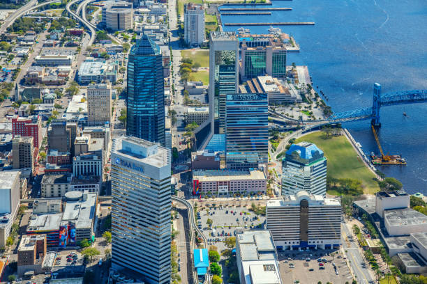 istock Jacksonville Florida Aerial Skyline 1341329803