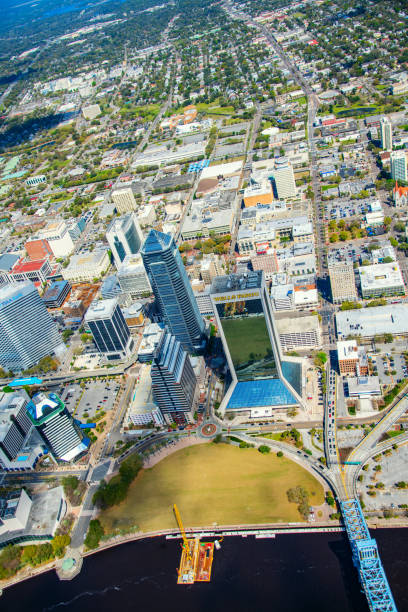 istock Jacksonville Florida Aerial Skyline 1341329832