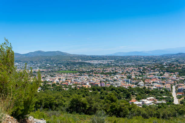 istock Attika cityscape from mountain Hymettus - Ymittos 1341332879