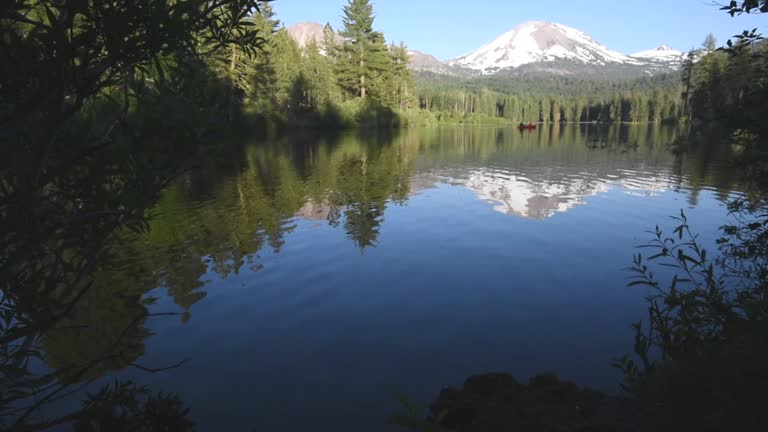 Canoe on Manzanita Lake