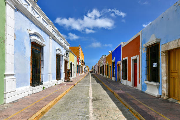 istock Colonial Houses - Campeche, Mexico 1341341389