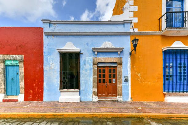 istock Colonial Houses - Campeche, Mexico 1341341443