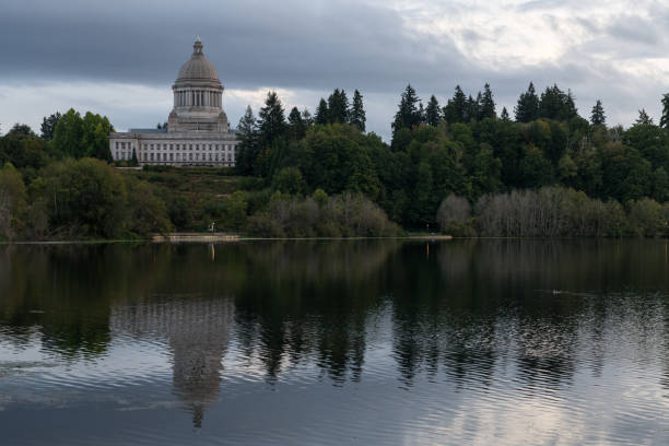 州議会議事堂 - washington state capitol building ストックフォトと画像