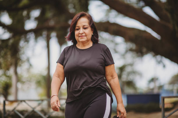 istock lady performing outdoor walk 1341363728