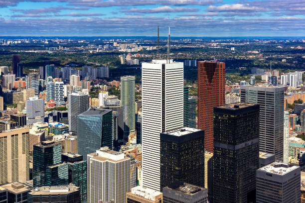 istock Aerial view of Toronto 1341371625