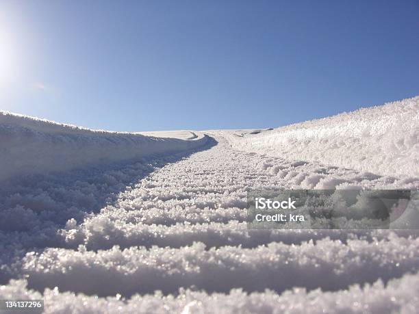 Snowmobile Trail Stockfoto und mehr Bilder von Schnee - Schnee, Schneemobil, Spritzer