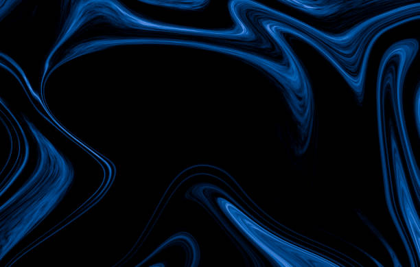 Marble rock texture blue ink pattern liquid swirl paint white dark that is Illustration background for do ceramic counter tile silver gray that is abstract waves skin wall luxurious art ideas concept.