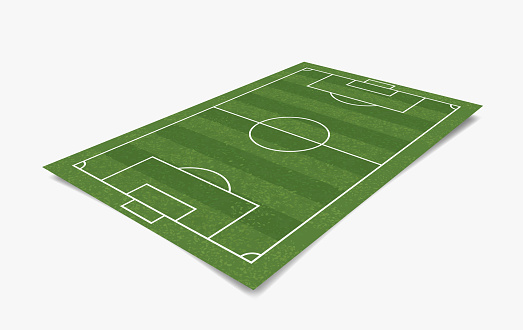 Soccer Field Football Pitch clip art free vector