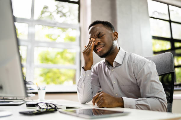 istock Eye Burning Pain Spasm And Fatigue 1341380694
