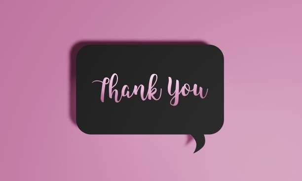 istock 3D render of a thank you sign 1341380933
