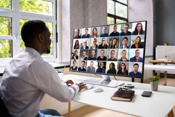 istock African Business Video Conference Business Webinar 1341380974