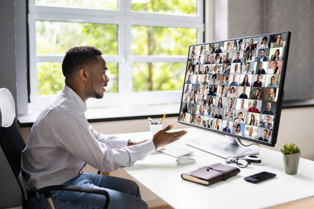 istock African Business Video Conference Business Webinar 1341380980