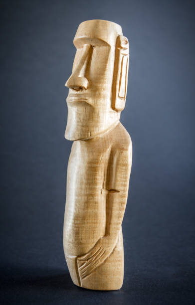 istock Traditional statue of a moai from Easter Island 1341381713