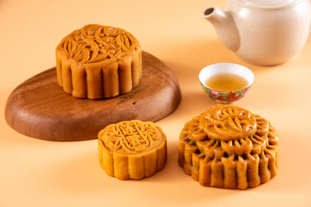 istock Moon cake for Mid-Autumn festival 1341384398