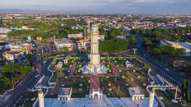 istock Baiturrahman Grand Mosque Tower 1341385053