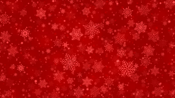 illustrazioni stock, clip art, cartoni animati e icone di tendenza di sfondo fiocco di neve di natale - merry christmas